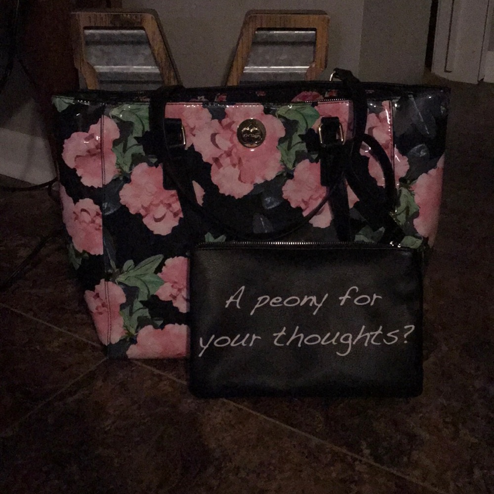 A Peony for your Thoughts Purse & Clutch